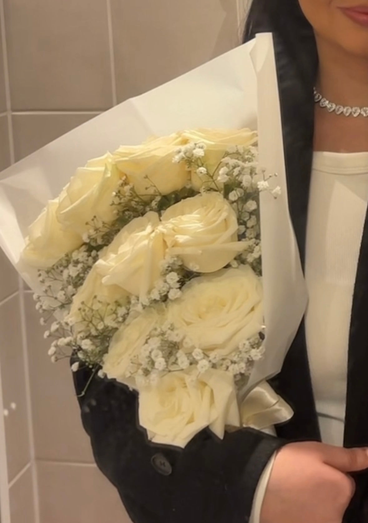 White Rose Bouquet