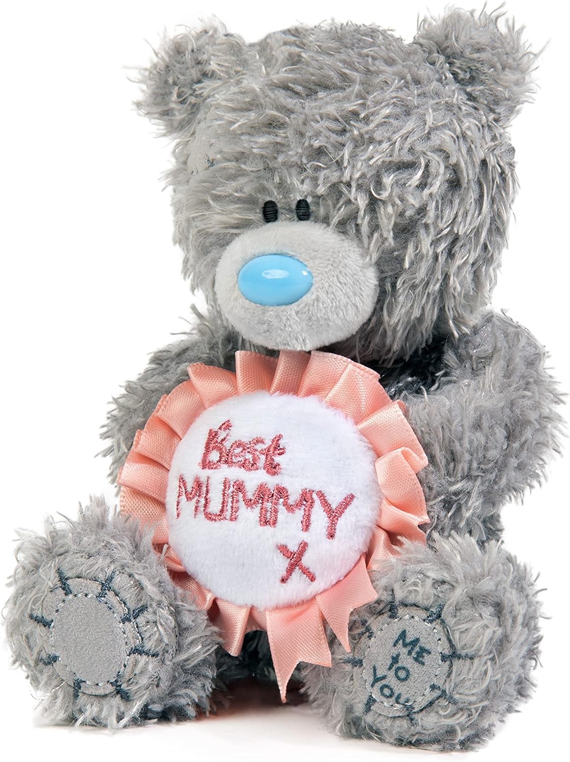 11cm Gray Plush Teddy Bear