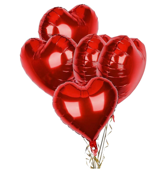 Loveheart Balloons set