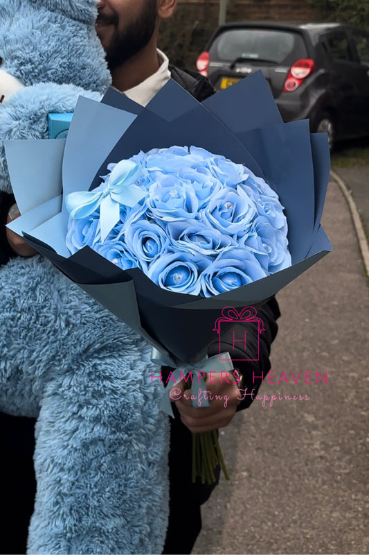 Forever Baby Blue bouquet