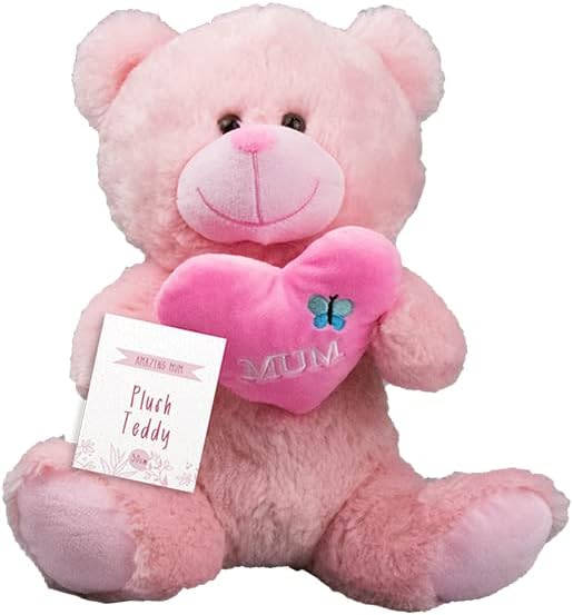 40cm Pink Plush Teddy Bear