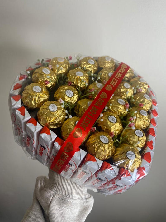 Chocolate Loveheart Hamper Gift